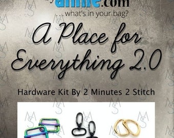 A Place For Everything 2.0 - ByAnnie - Hardware Kit by 2 Minutes 2 Stitch