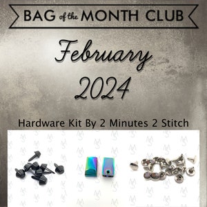 Manhattan Bag Hardware Kit - Emmaline Bags - Hardware Kit by 2 Minutes 2  Stitch