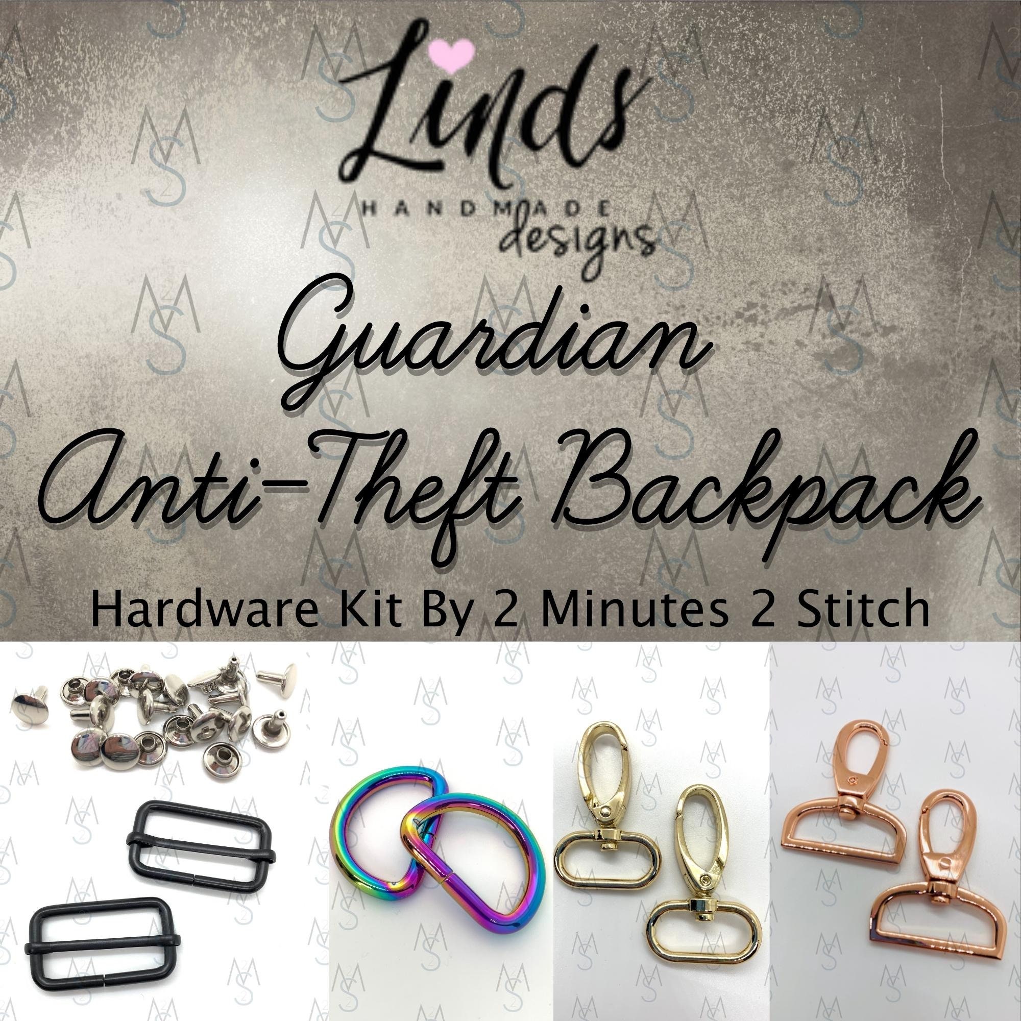 Guardian Anti-theft Backpack PDF Sewing Pattern (includes SVGs and video!)