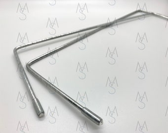 Internal Wire Bag Frames (One Pair) - 10 x 3-1/2 Inches - Style B - Bag Making Hardware - Bag Making Supplies - Bag Frame