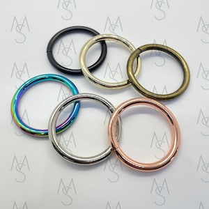 O-Rings - 1-1/2 Inches Wide - Metal O Rings - Bag Hardware - 2 Minutes 2 Stitch