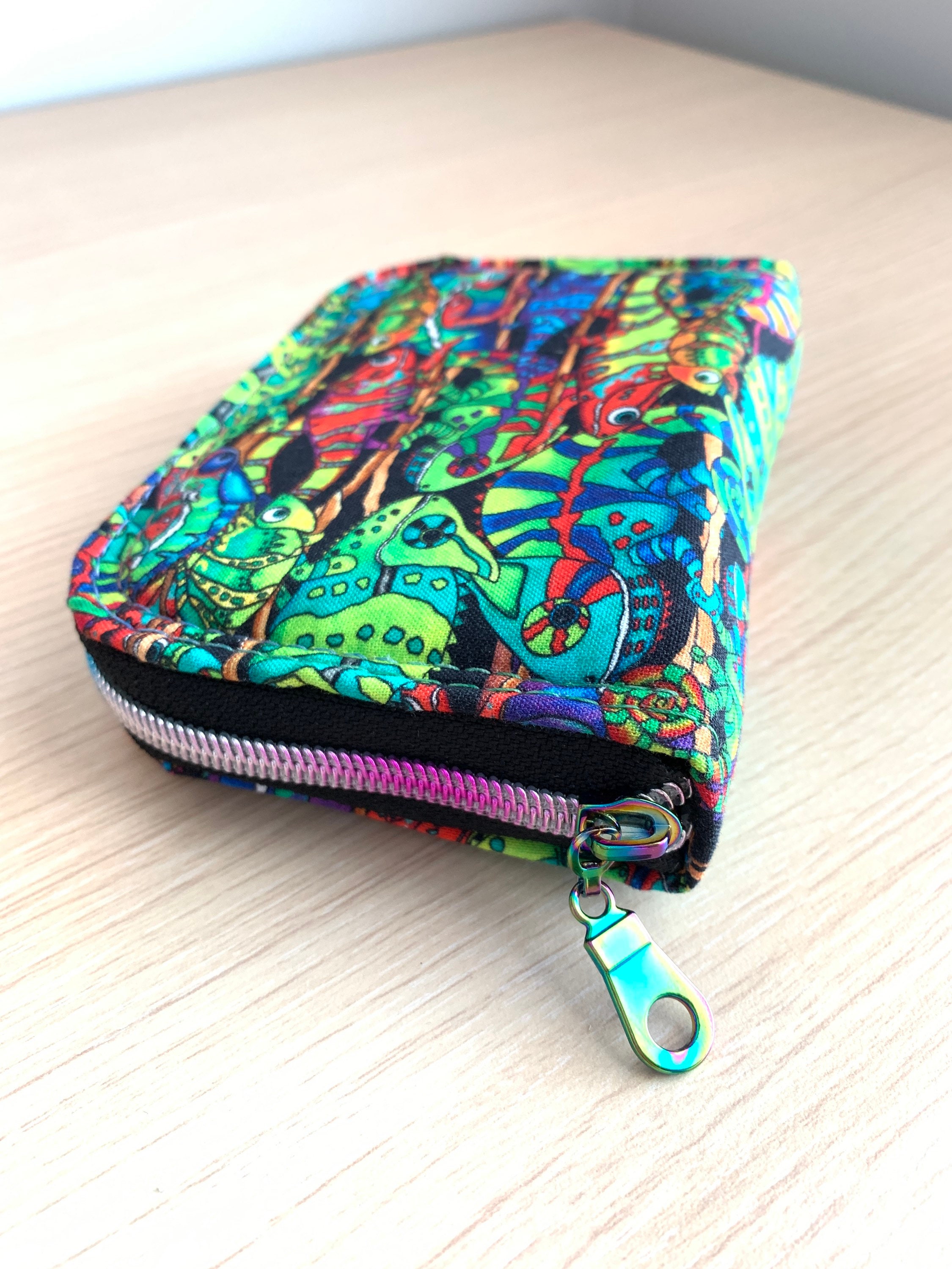 Mini Zip Around Wallet Full Size Ladies Wallet Fashion Wallet