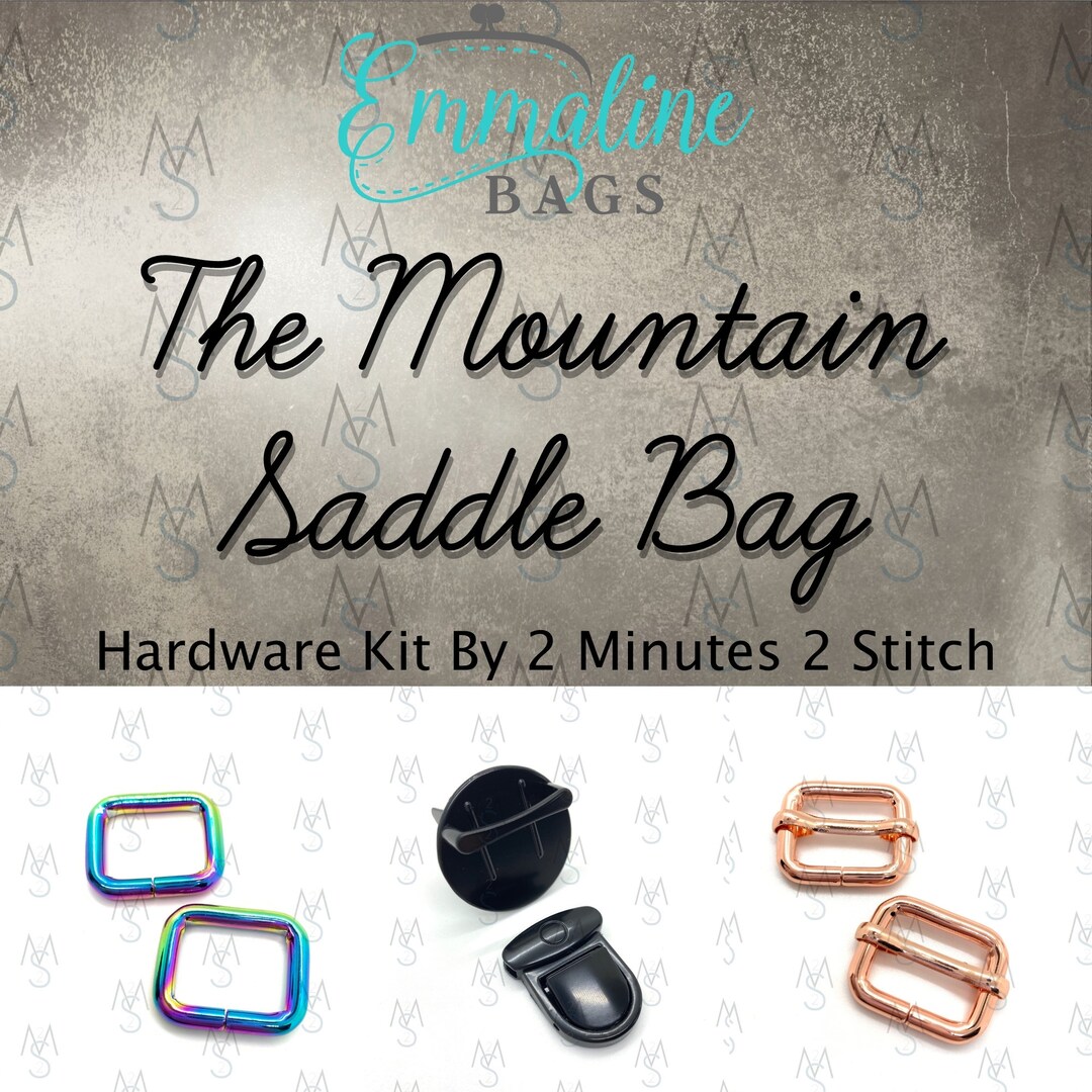 Mountain Saddle Bag Hardware Kit Emmaline Bags 2 Minutes 2 Etsy