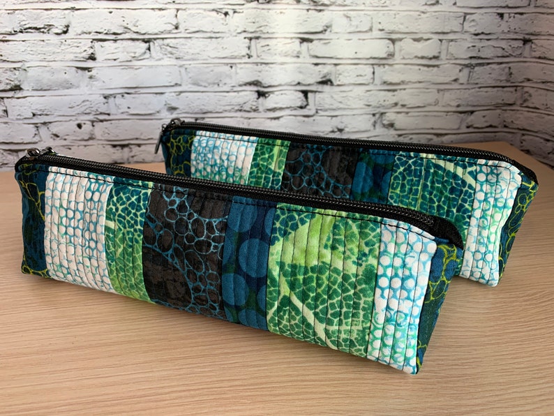 Makeup Case Quilted Pouch Zipper Pouch Pencil Pouch