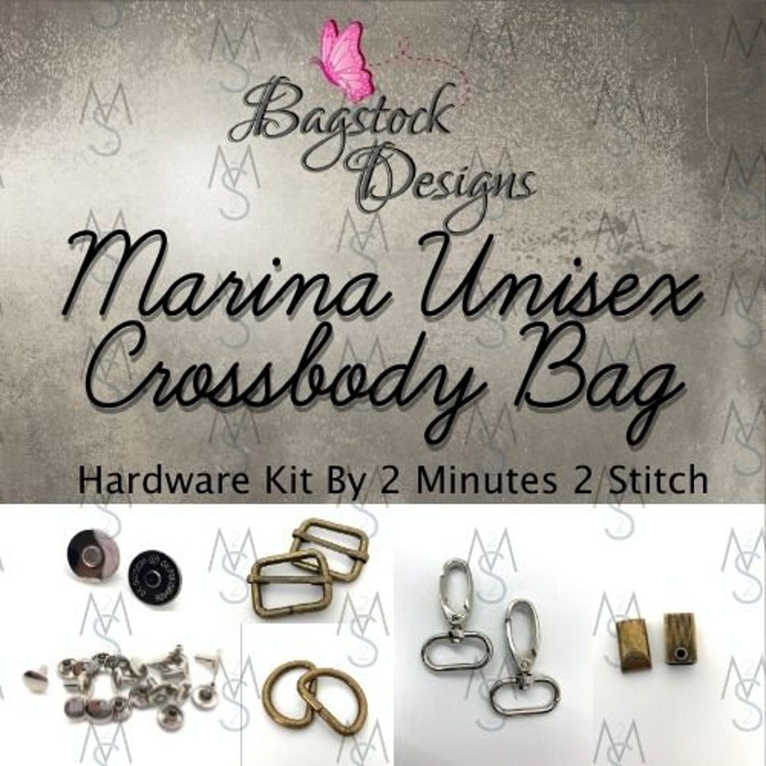 Marina Unisex Crossbody Bag Hardware Kit Bagstock Designs Etsy