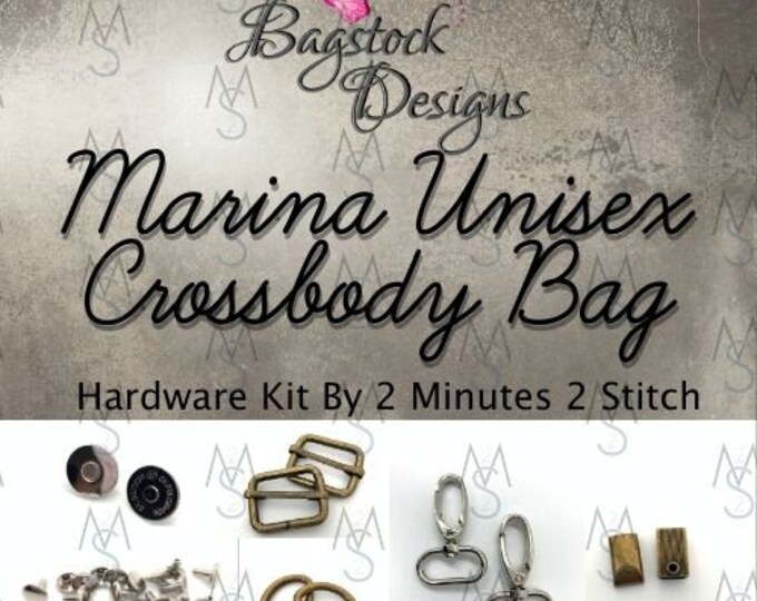 Marina Unisex Crossbody Bag - Bagstock Designs - Hardware Kit Only