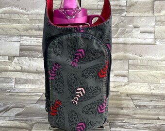 H2O2GO Water Bottle Bag - Crossbody Bag - Cup Bag - 2 Minutes 2 Stitch Bag