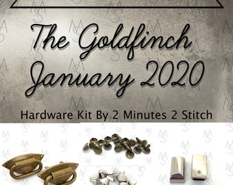 Goldfinch Bag of the Month Club - January 2020 Hardware Kit - Lockwood & Webb Designs