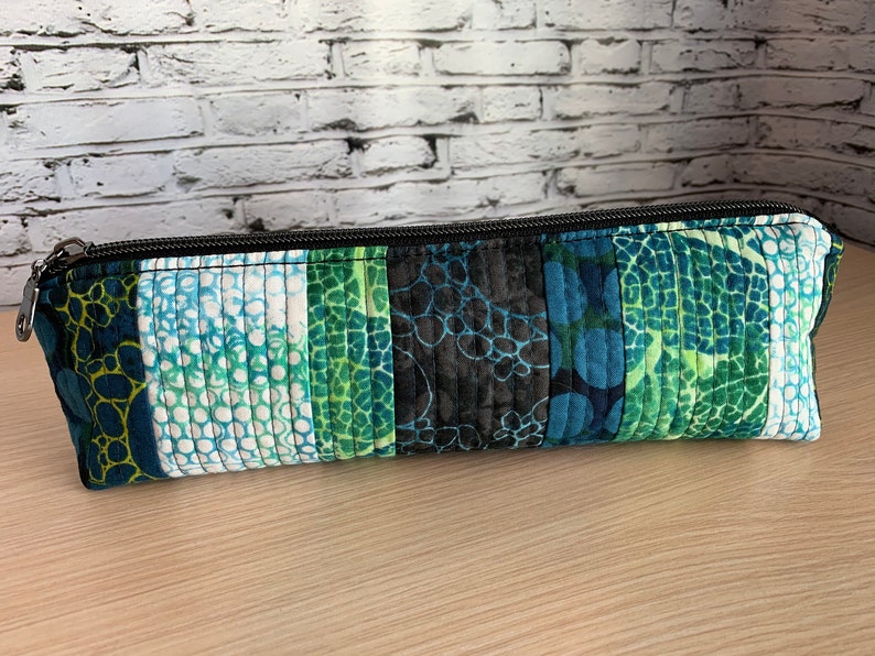 Makeup Case Quilted Pouch Zipper Pouch Pencil Pouch