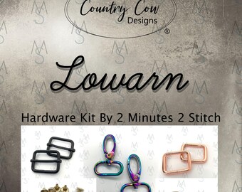 Lowarn Hardware Kit - Country Cow Designs - Hardware Kit by 2 Minutes 2 Stitch