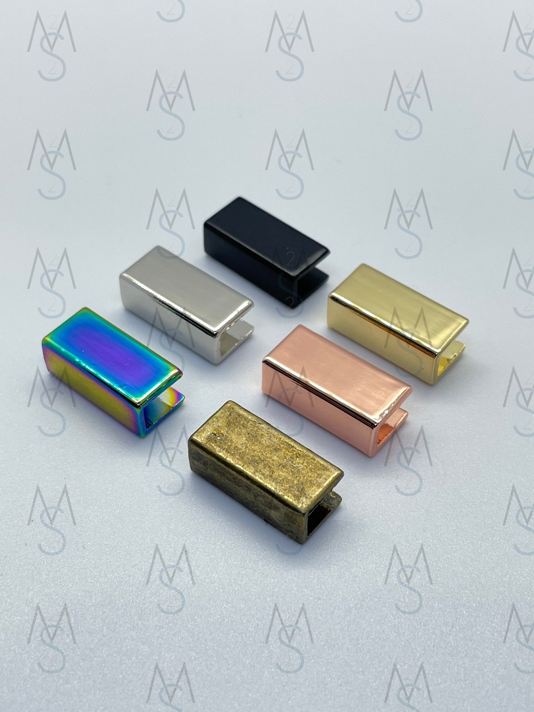 Metal Strap Ends 3/4inch Strap End Caps Bag Hardware 2 Minutes 2