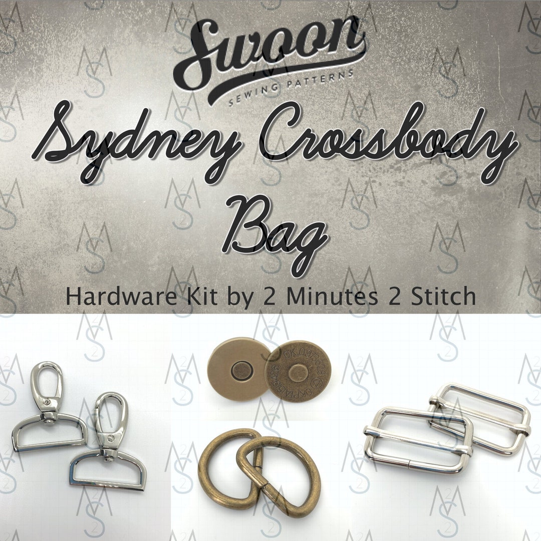 Sydney Crossbody Bag Swoon Patterns Swoon Hardware Kit Etsy