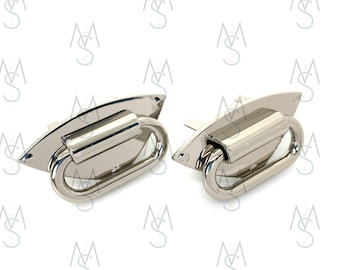 Diamond Strap Anchors - Set of 4 - Strap Hardware - Bag Hardware - Strap Anchor - 2 Minutes 2 Stitch