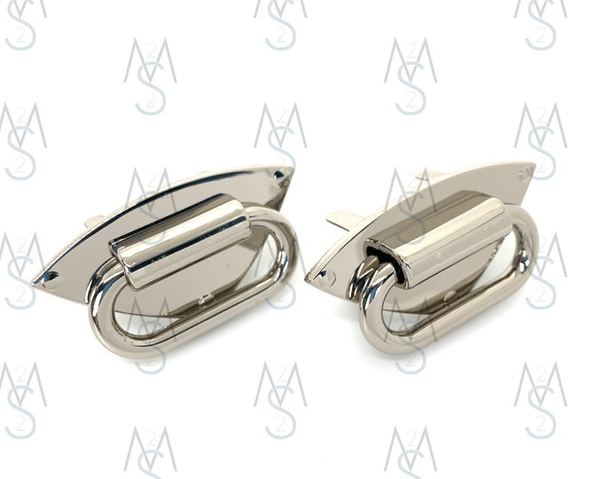 Diamond Strap Anchors - Set of 4 - Strap Hardware - Bag Hardware - Strap Anchor - 2 Minutes 2 Stitch