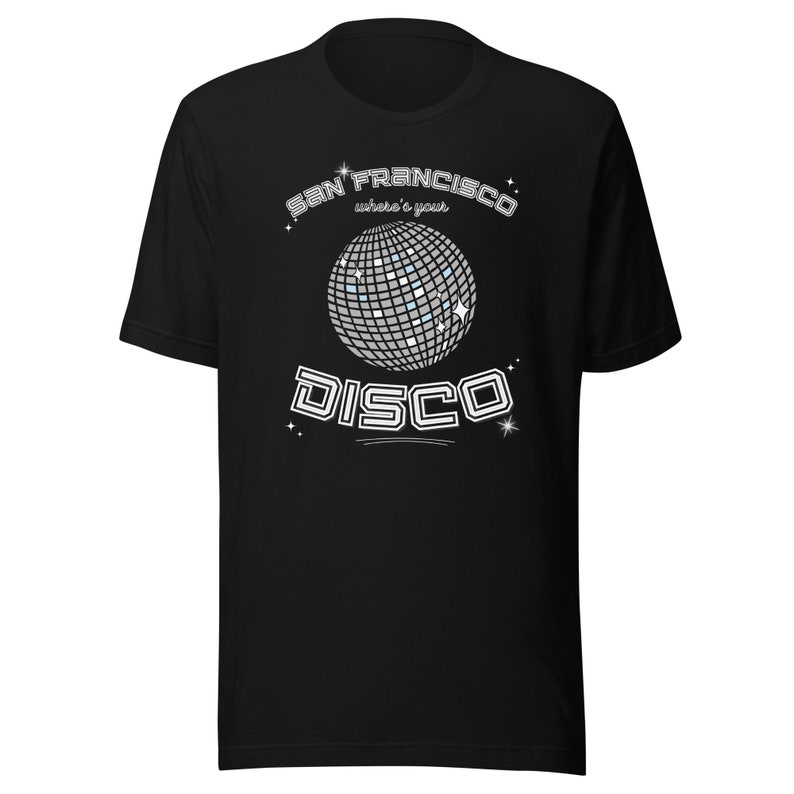 Camiseta "Dónde está tu disco" de San Francisco, EDM, techno, SF, Dom Dolla, ropa rave, festival, camiseta rave, camiseta unisex premium imagen 5