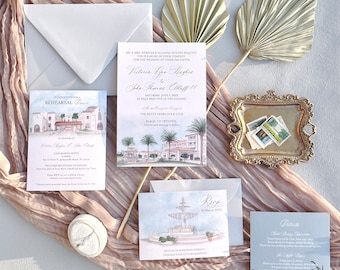 Fully custom wedding invitations Design