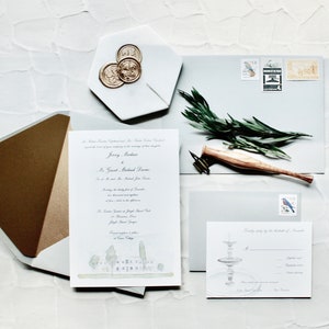 Jekyll Island, Crane Cottage, Jekyll Island Hotel, Georgia Wedding Invitations