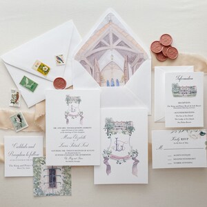 Fully custom wedding invitations Design image 2