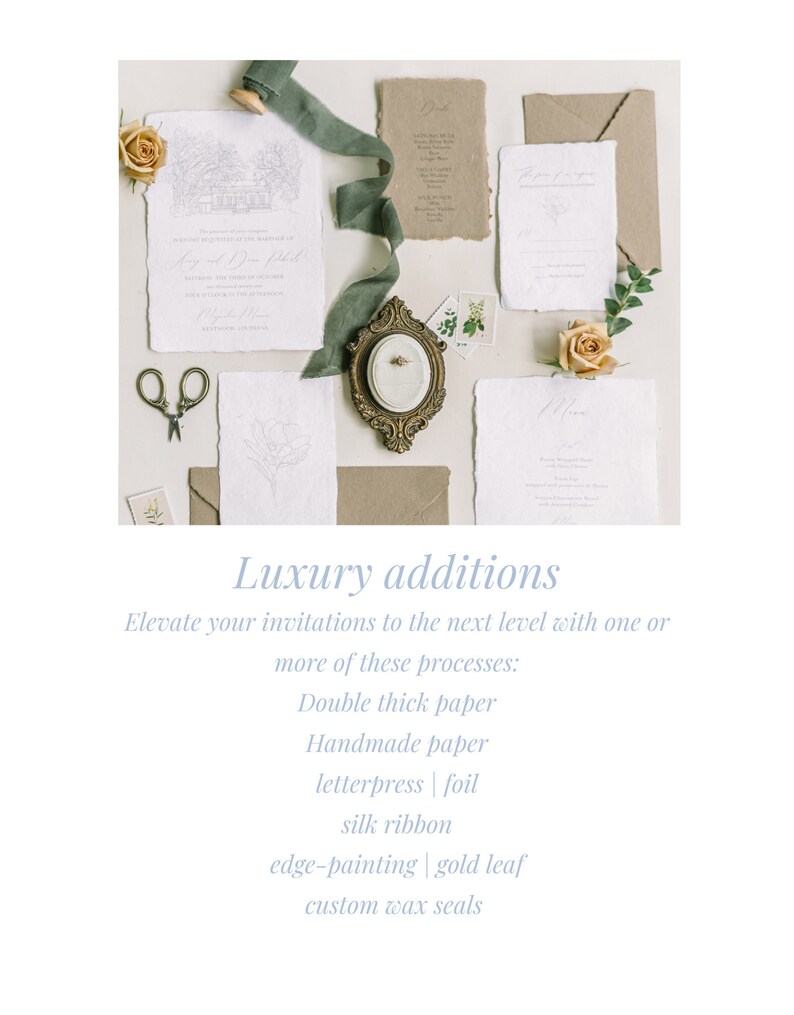 Fully custom wedding invitations Design image 9