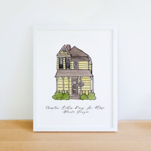 MLK, Martin Luther King, Jr., Atlanta, Georgia, watercolor print, 8x10 or 5x7, unframed