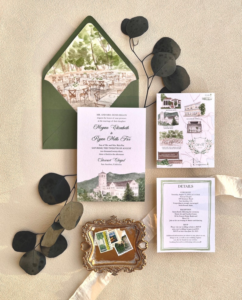 Fully custom wedding invitations Design image 7