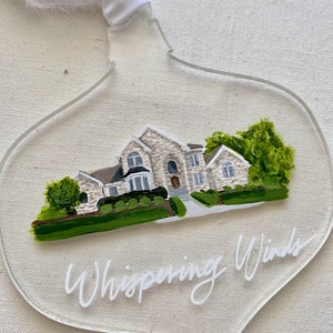 Custom House Painting Acrylic Ornament image 5