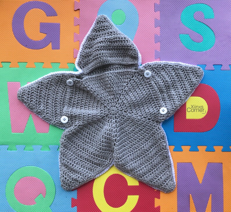 Crochet Baby Star Bunting Blanket Etsy