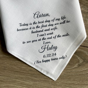 Groom Handkerchief From Bride
