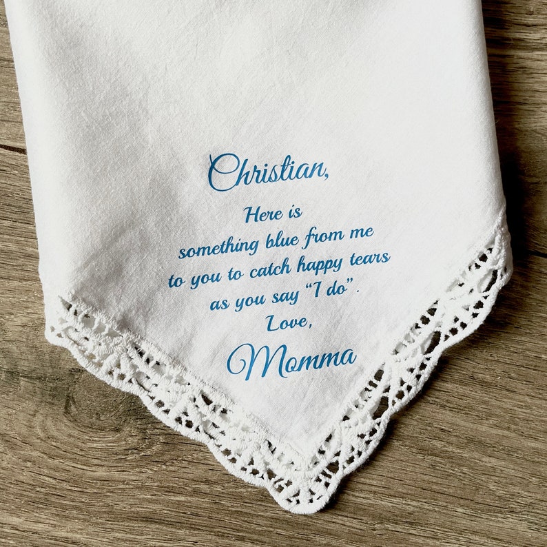 Wedding Handkerchief For Bride image 4