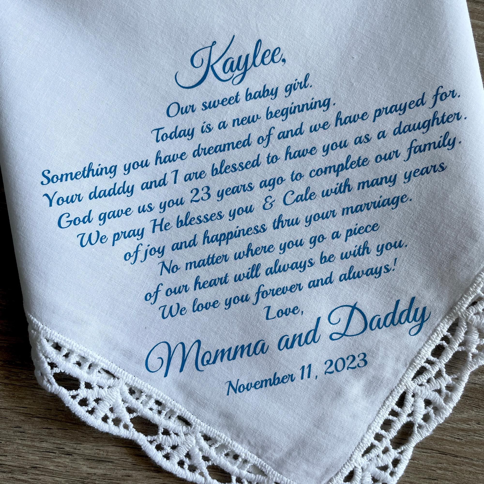 Gift For My Daughters Wedding