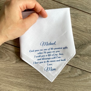 Son Wedding Handkerchief