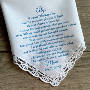 To my daughter on her wedding day