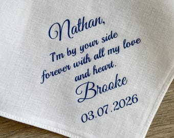 Groom Handkerchief Wedding Gift From Wife