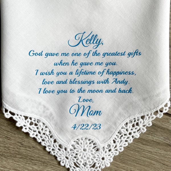 Wedding Handkerchief For Bride
