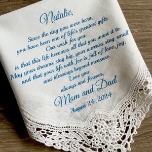 Something Blue and New Gift For Our Daughter On Her Wedding Day