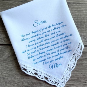 Wedding Handkerchief For Bride image 6