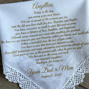 Mom to Daughter Gift on wedding day