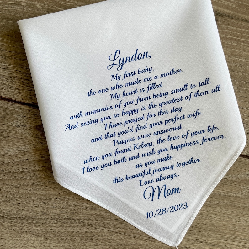 Son Wedding Day Gift From Mom
