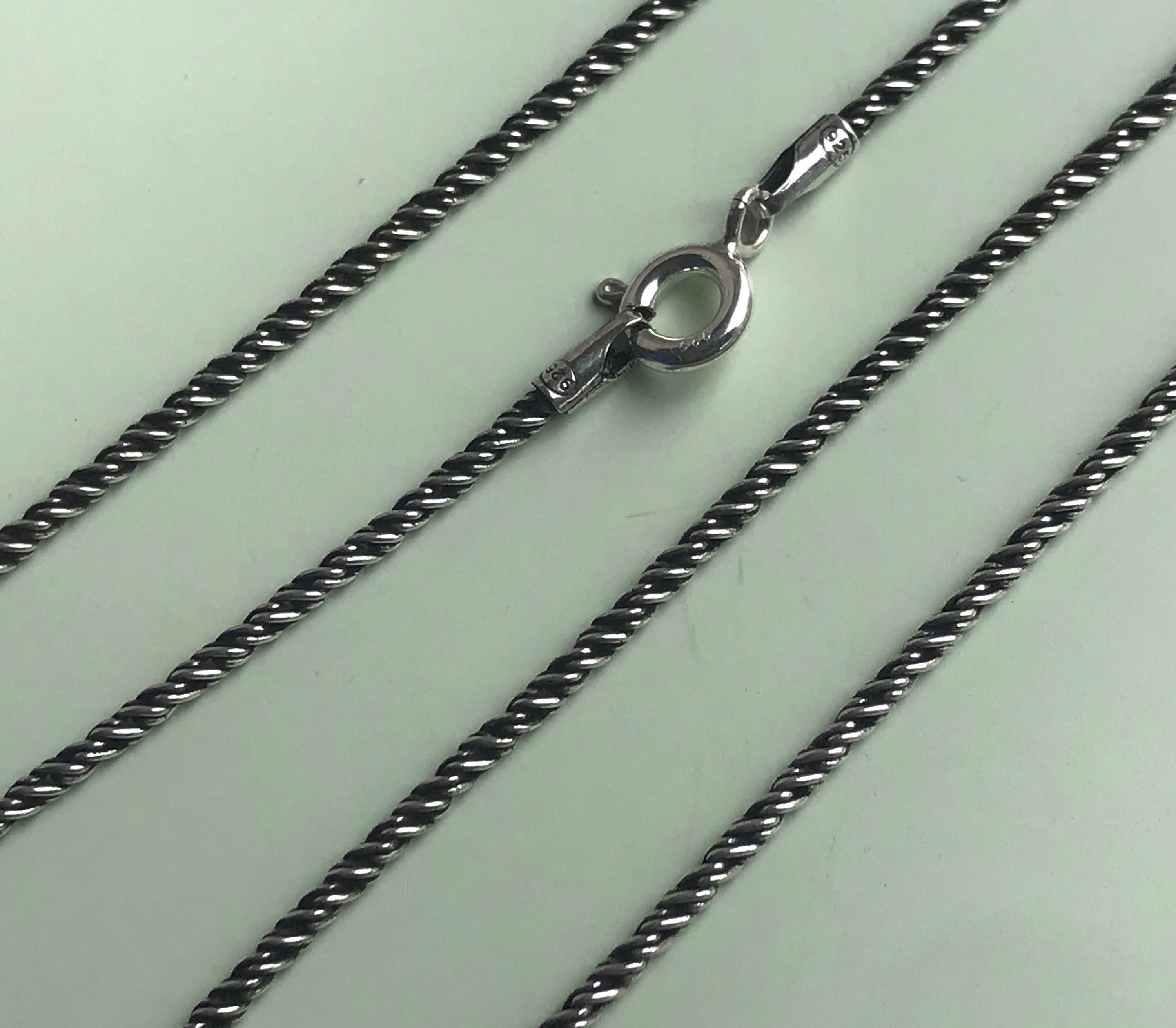 OX JEWELRY French Rope Chain Necklace