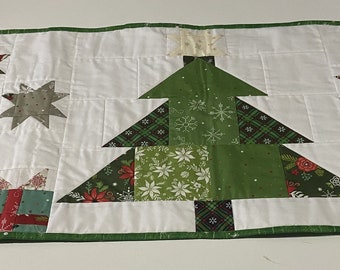 Christmas Presents Quilted Table Runner