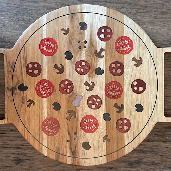 Wood Pizza Tray Etsy