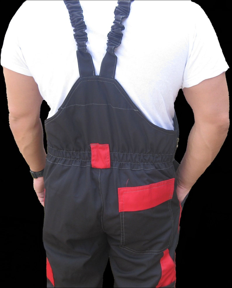 Mercedes mechanic summer half overall bibs combinaison bleu de Etsy