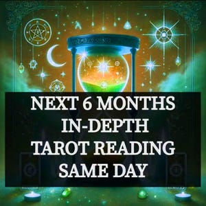 Tarotlezen voor dezelfde dag, zes maanden vooruit, nauwkeurige voorspellingen, cadeau voor jezelf, cadeau aan anderen, pdf per e-mail