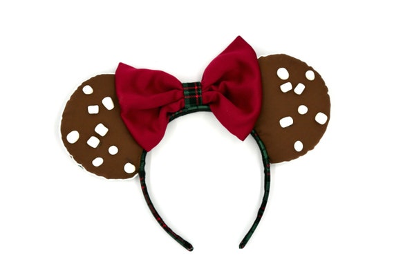 Hot Coco Disney Ears Hot Cocoa Scented Mouse Ears, Sequin Bow, Christmas Headband  main image 4