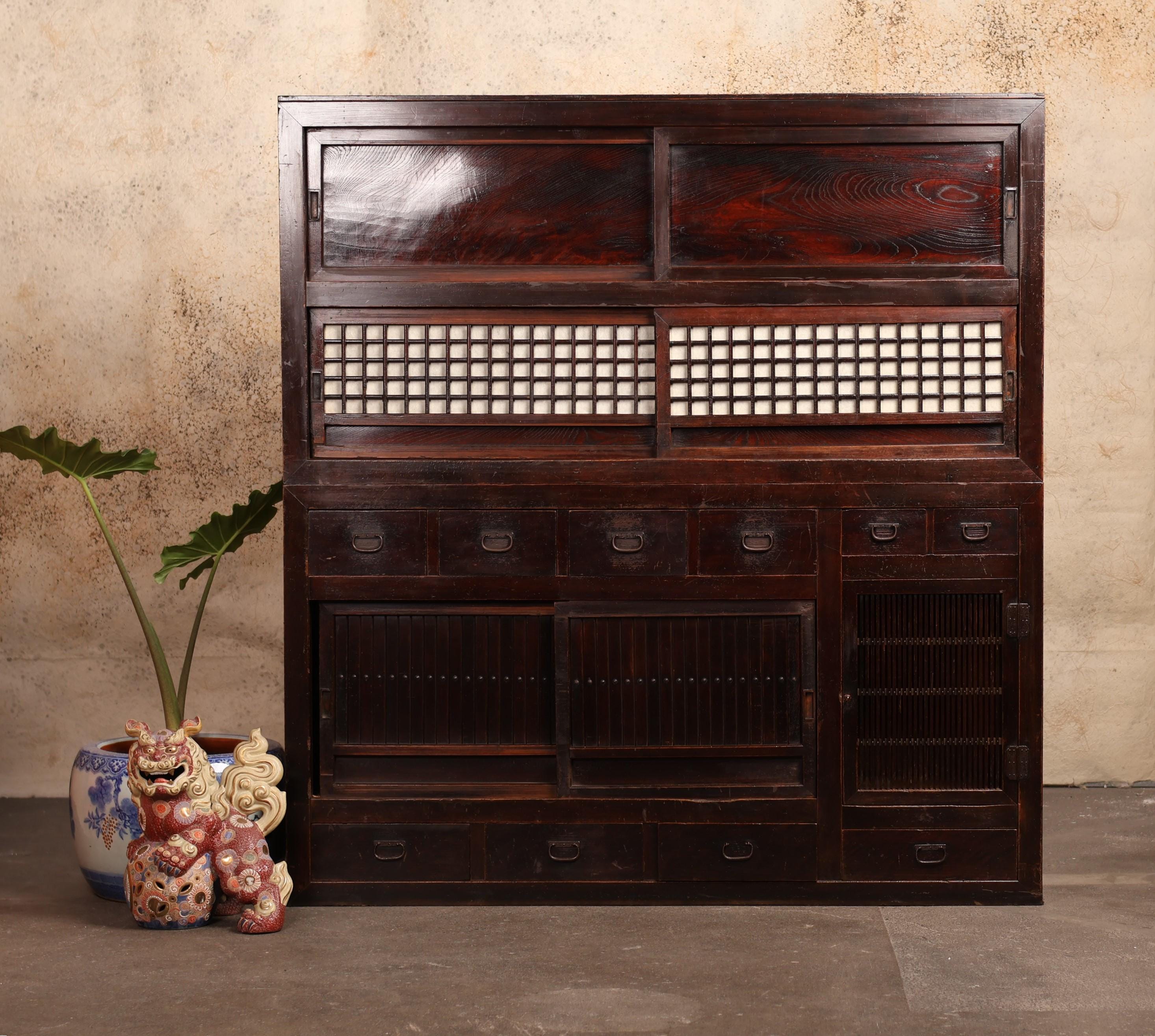 Antique Japanese Mizuya Tansu Kitchen Chest (24N-E1) - Etsy