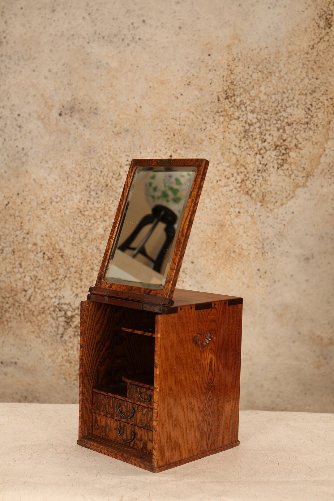Vintage Japanese Vanity Mirror Kyodai Chest 24A-82-1 - Etsy