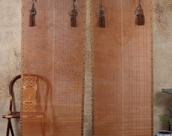 2 Panels Japanese Misu Sudare Window Screen Shade Blind  (25M-453)