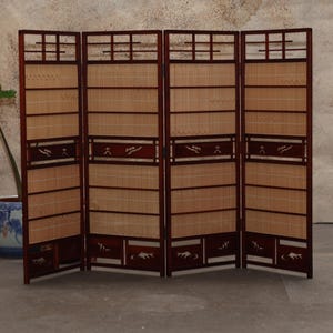 Japanischer Tsuit Divider 4 Panel Screen (24N-160-1)