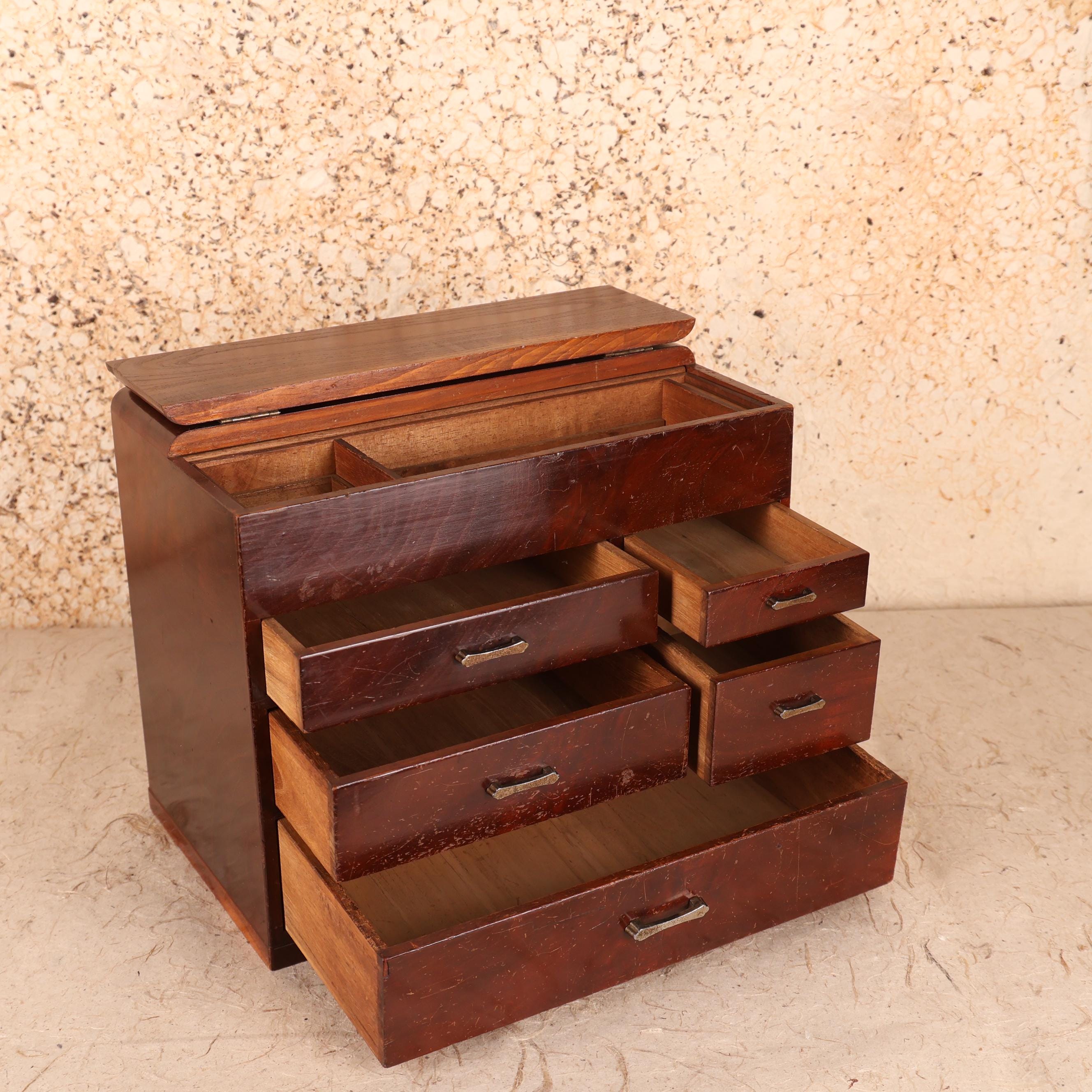 Vintage Japanese Sewing Box - 1940s Showa Era (25D-359-1) - Etsy