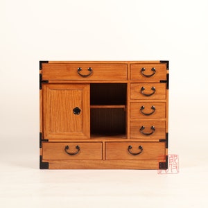 Japanese style artisan's chest, hand made with solid kiri wood. KB3 image 2